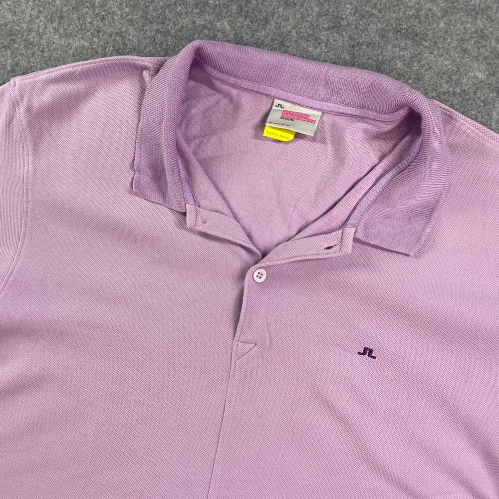 J.lindeberg future sports Mens Polo Shirt XXXL Purple Short Sleeve